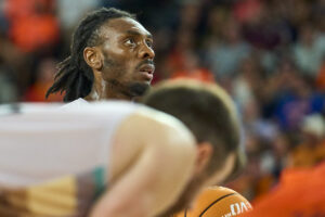 KUR KUATH of Ilerna Lleida seen in action during the Liga Endesa Regular Season Round 1 on 27th of September 2026 between Valencia Basket vs Ilerna Lleida at Roig Arena Stadium,(Valencia).

Final score: Valencia Basket  98  vs  105 Ilerna Lleida